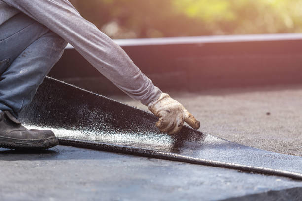 Professional Waterproofing technician working in Clifton Springs, NY